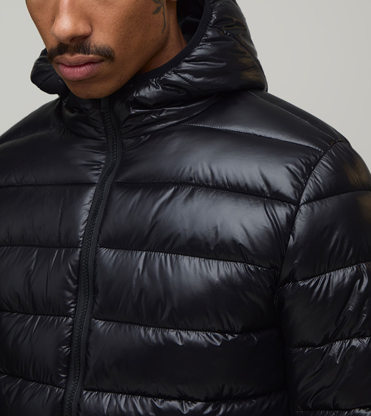 Scuba Panel Lightweight Puffer Jacket