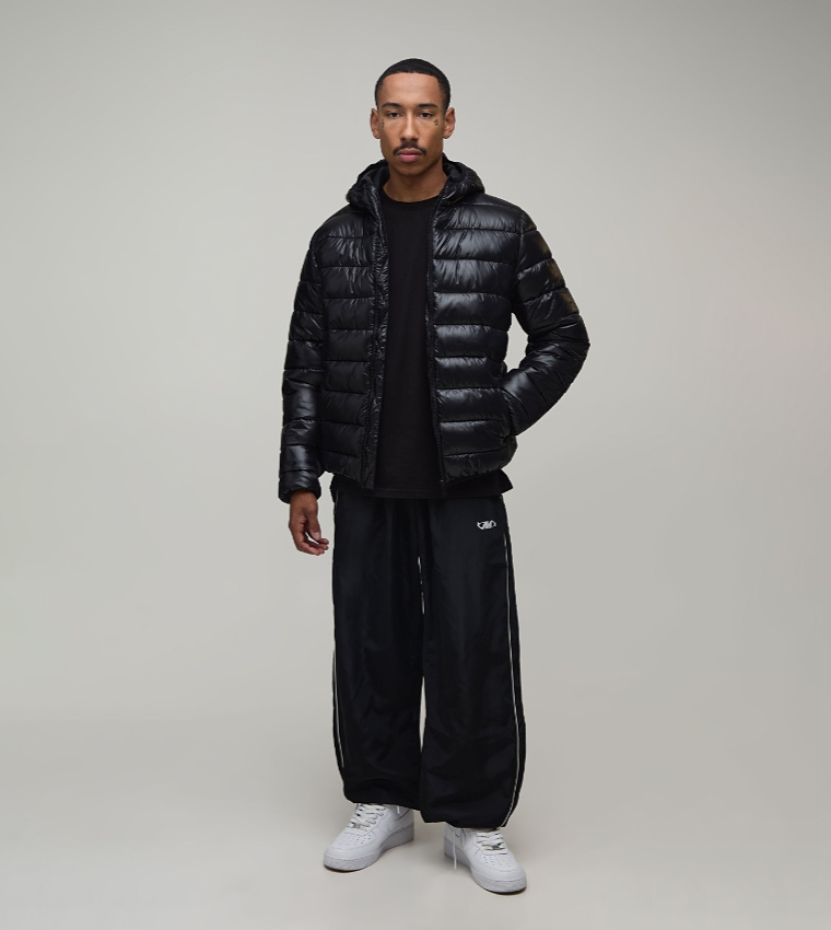 Scuba Panel Lightweight Puffer Jacket