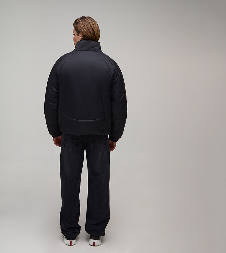 Curved Seam Midweight Puffer Jacket