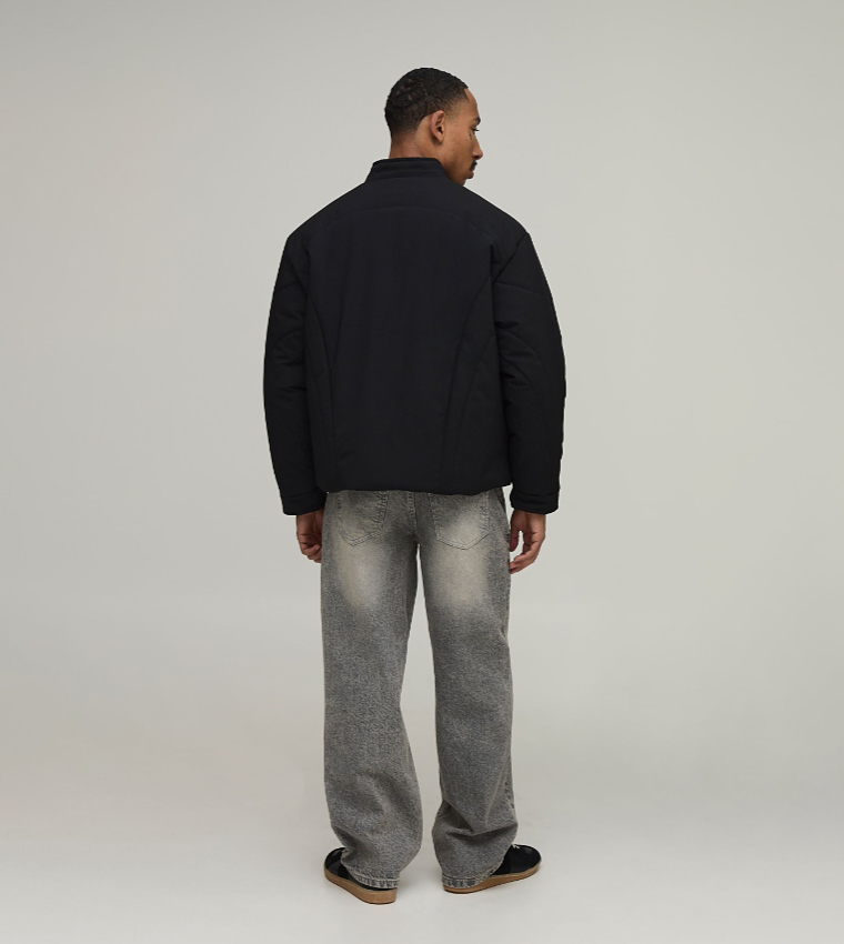 بوهو مان  جاكيتات منفوخة  - أسود Puffer Jackets