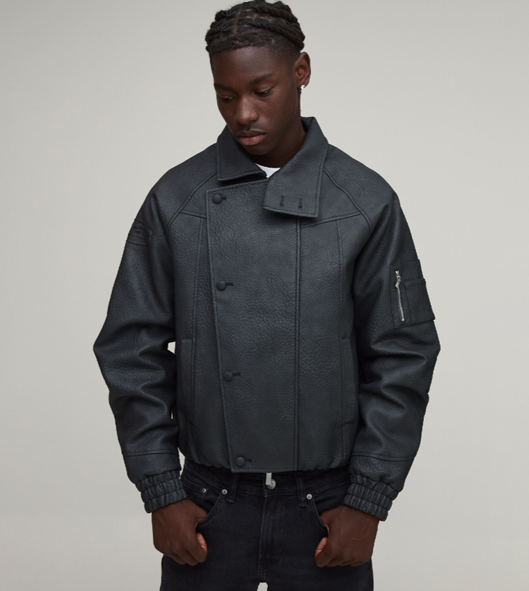 boohooMAN  Casual Jackets - BLACK Casual Jackets