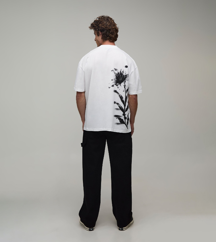 بوهو مان  جينزات واسعة  - أسود Relaxed Jeans