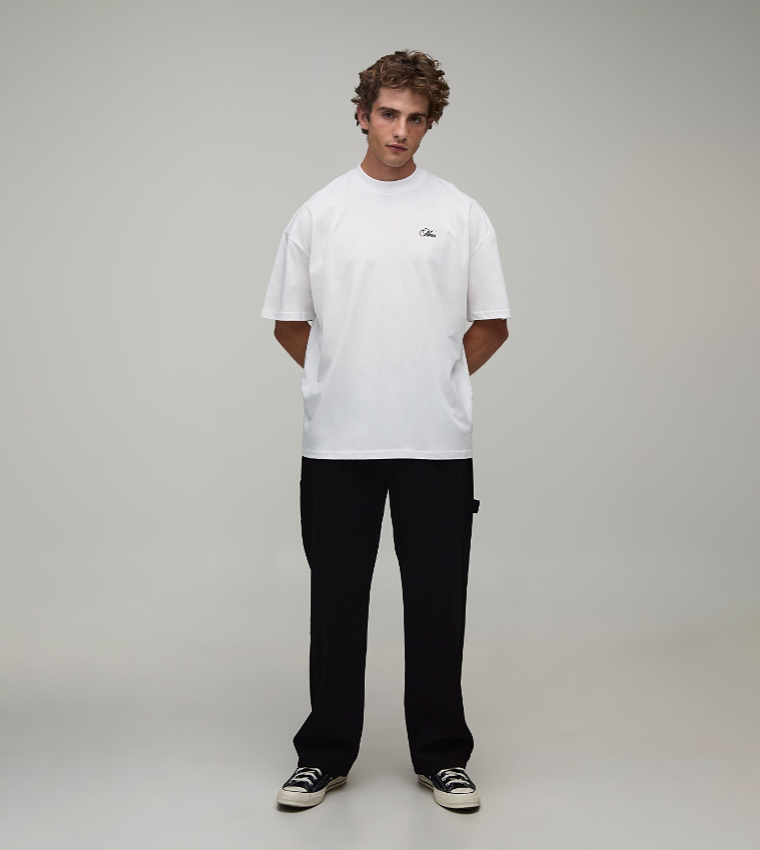 بوهو مان  جينزات واسعة  - أسود Relaxed Jeans