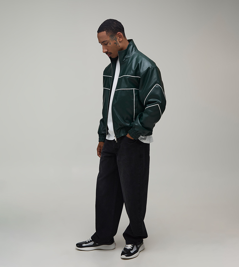 boohooMAN  Casual Jackets - Green Casual Jackets
