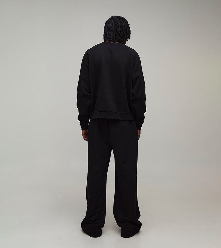 Plus & Tall Solid Wide Leg Sweatpants