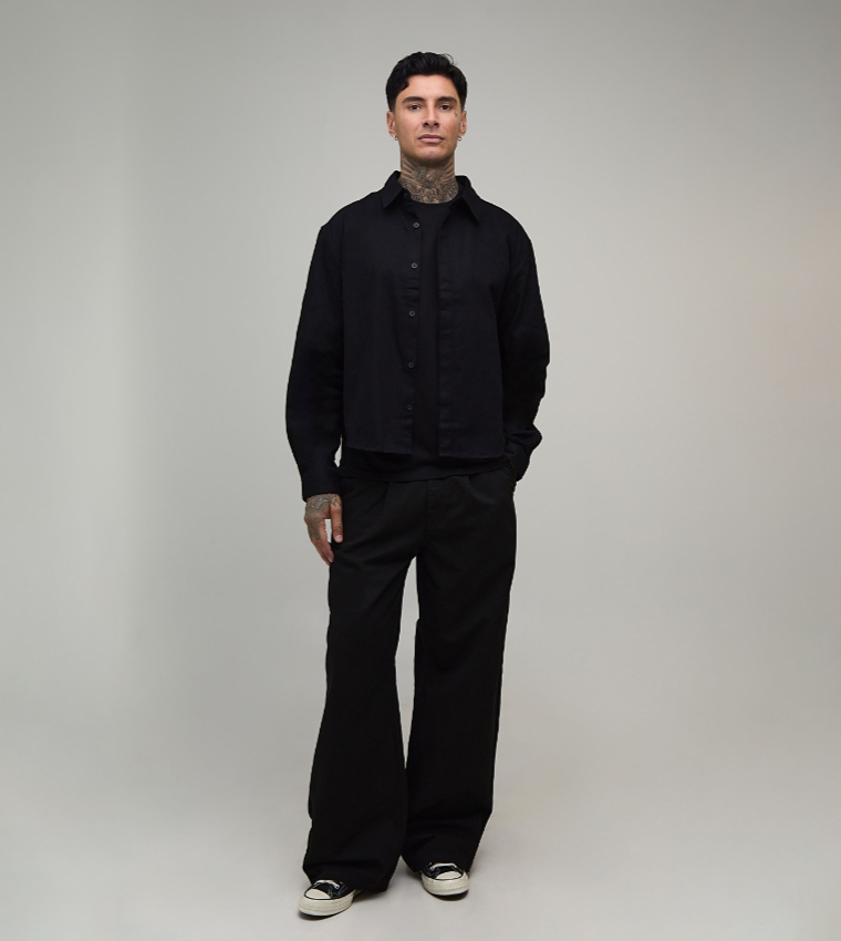 Tall Essential Elastic Waist Relaxed Fit Trousers