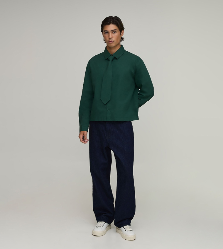 بوهو مان  أكمام طويلة - أخضر Long Sleeves