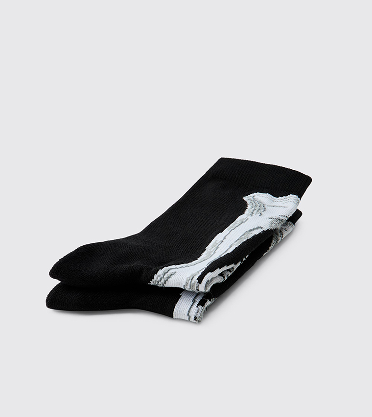 Skeleton Printed Halloween Crew Socks