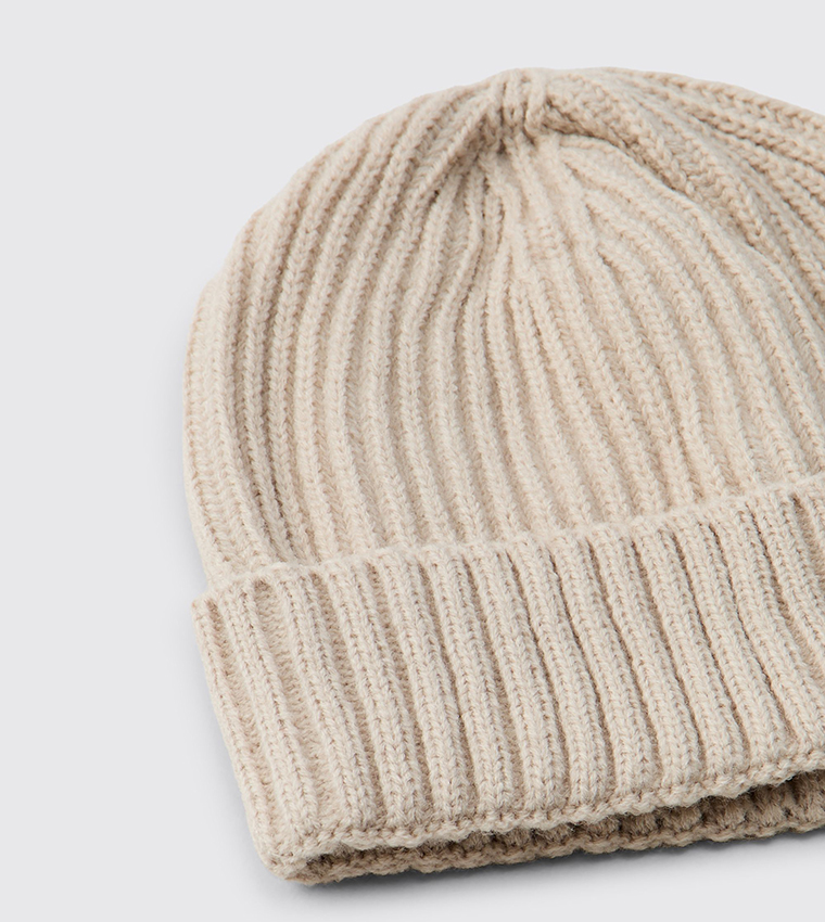 Ribbed Micro Beanie