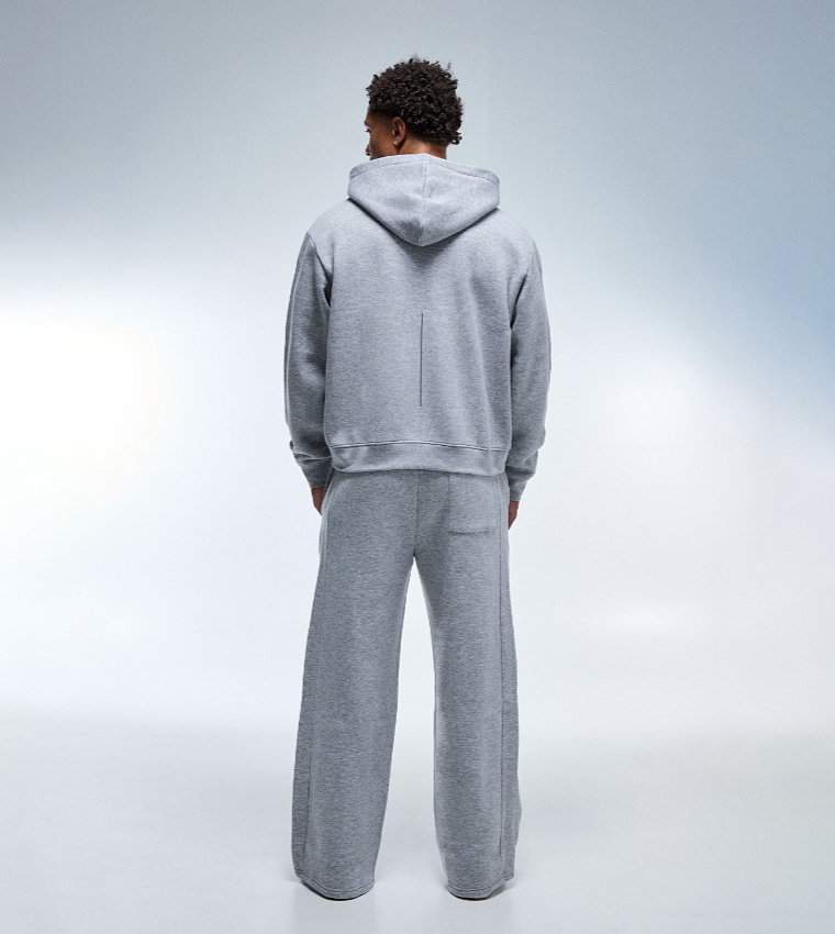 Side Panel Wide Leg Sweatpants