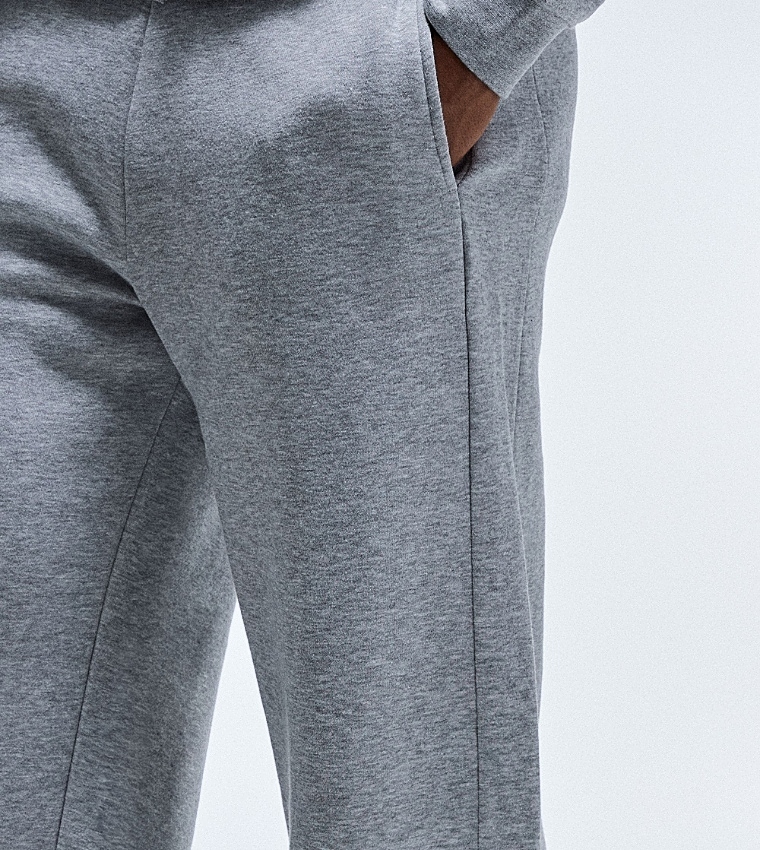 Side Panel Wide Leg Sweatpants