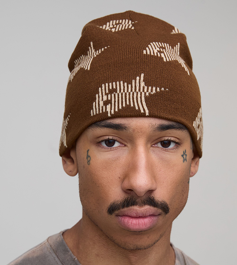 Branded Graphic Skull Beanie