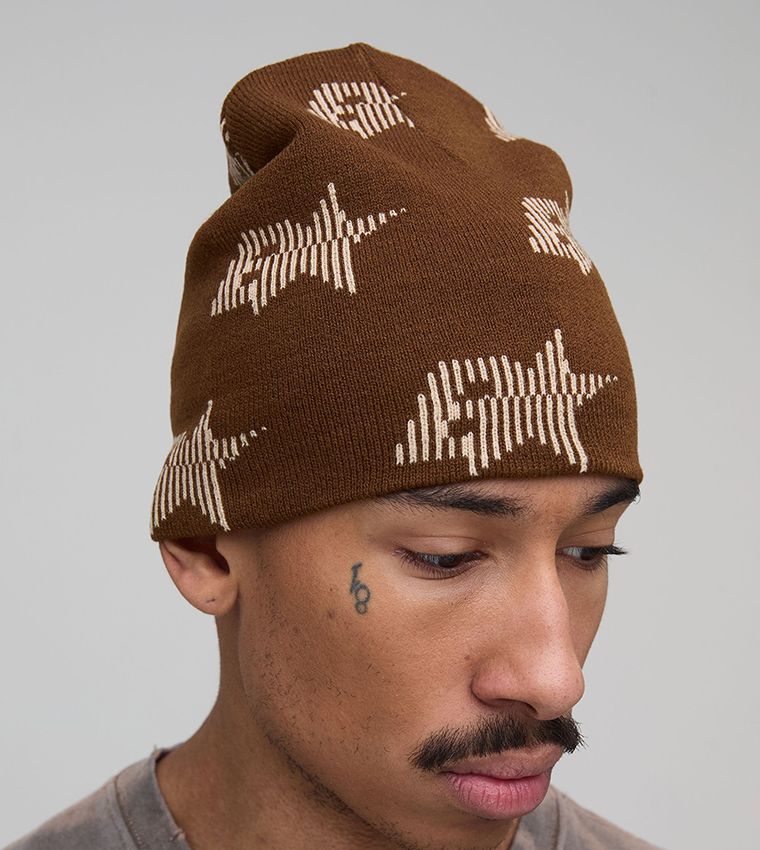 Branded Graphic Skull Beanie