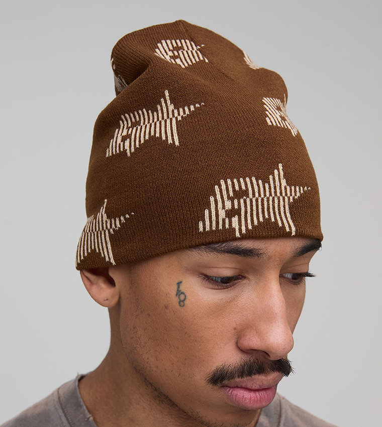 Branded Graphic Skull Beanie