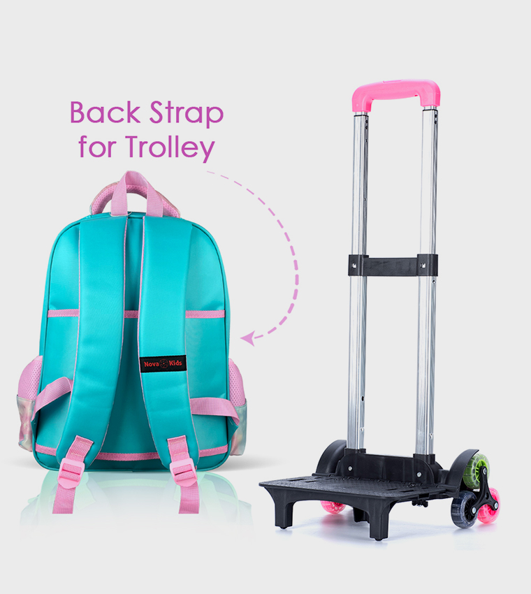 3D Printed 16.5" Trolley School Bag - Daisy