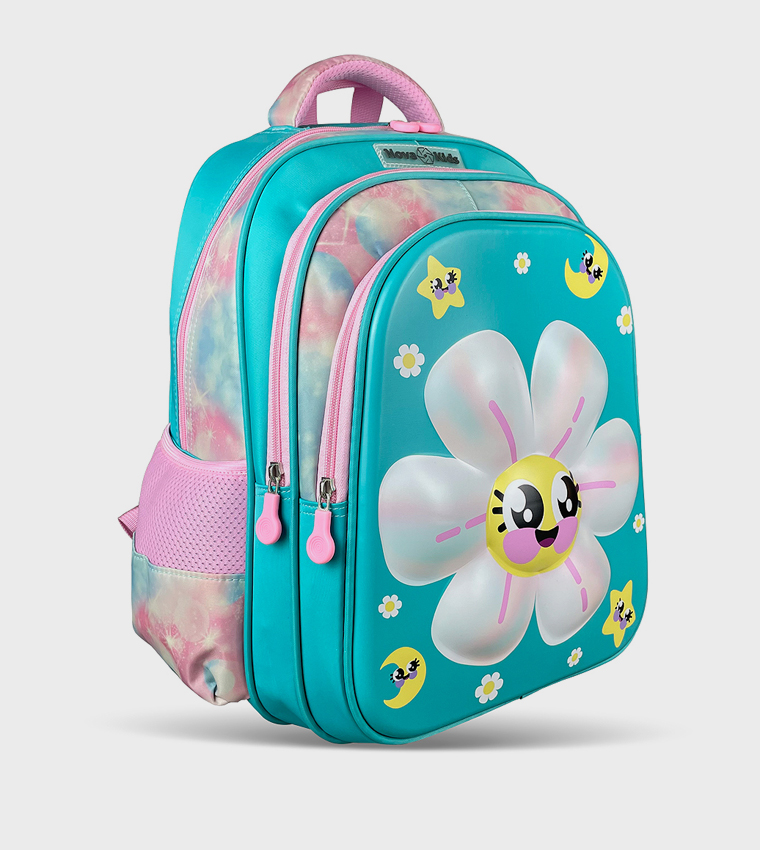 3D Printed 16.5" Trolley School Bag - Daisy
