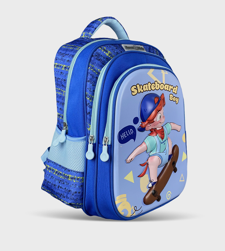 3D Printed 16.5" Trolley School Bag - Skater