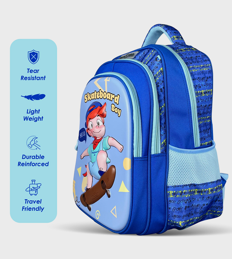 3D Printed 16.5" Trolley School Bag - Skater