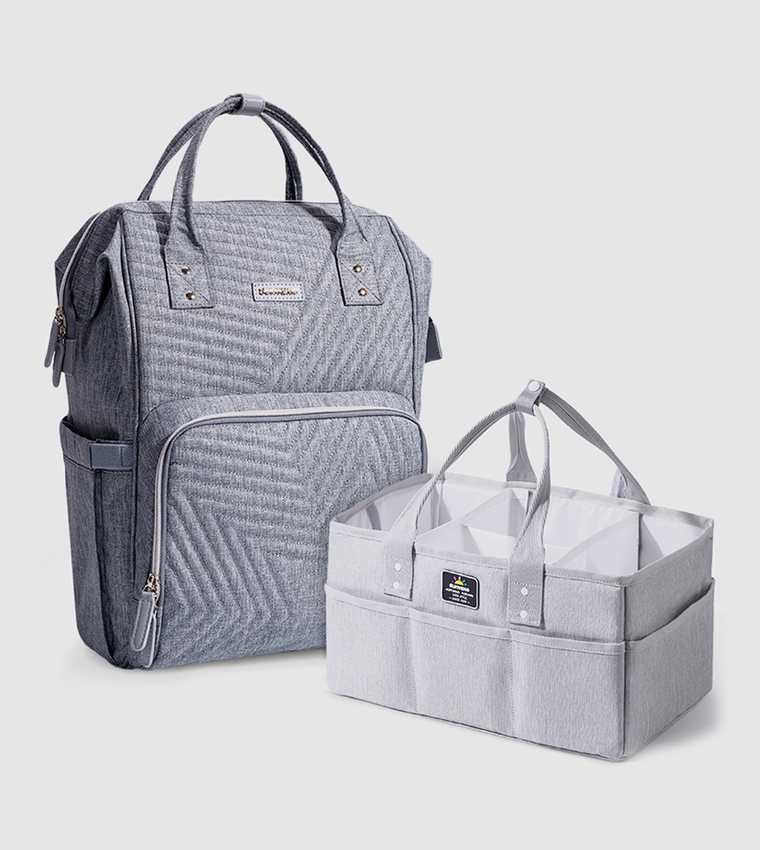 Diaper Bag + Diaper Caddy