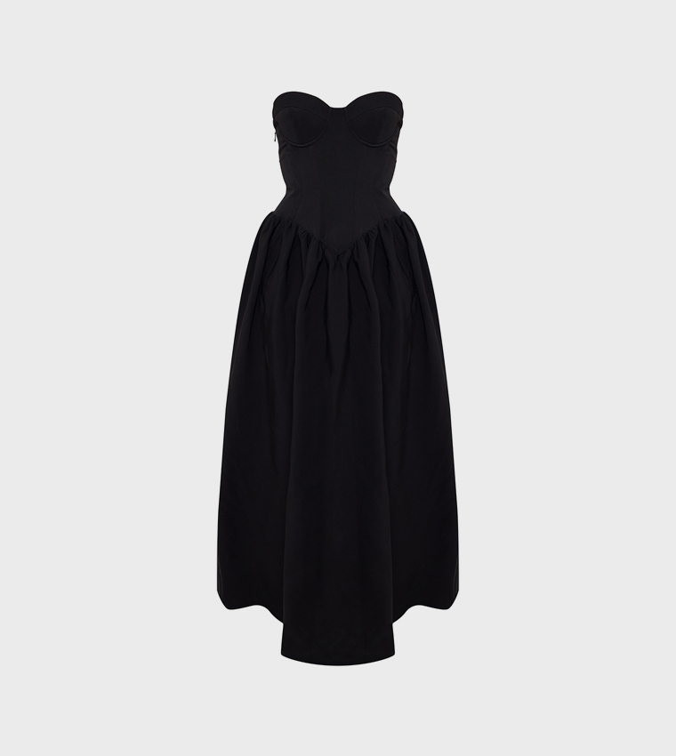 Premium Underwired Corset Midaxi Dress