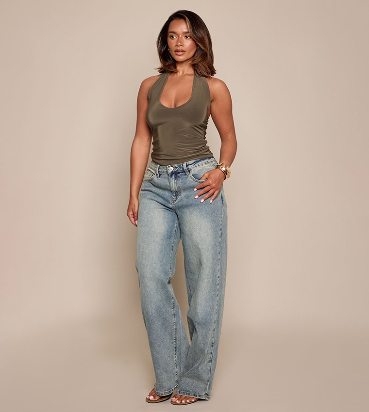 بريتي ليتل ثينغ  جينز مستقيم - أزرق Straight Jeans