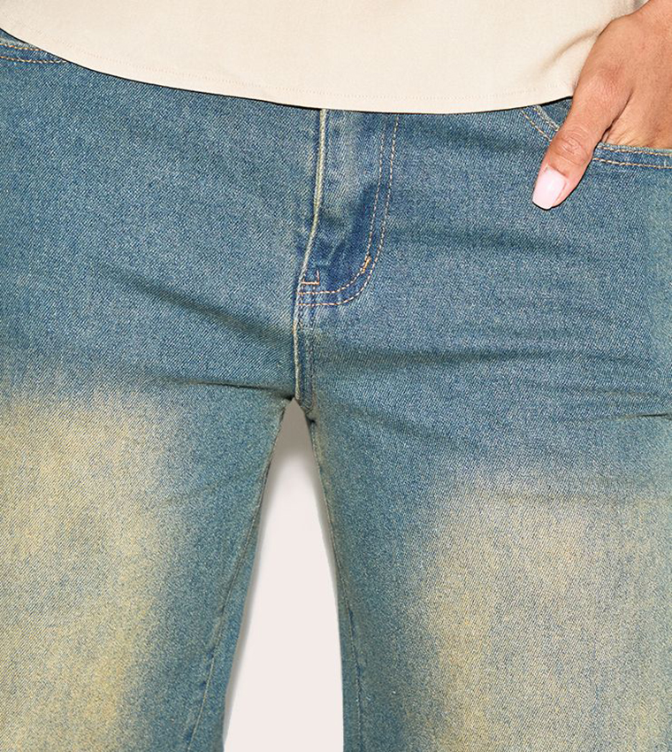 بريتي ليتل ثينغ  جينز مستقيم - أزرق Straight Jeans