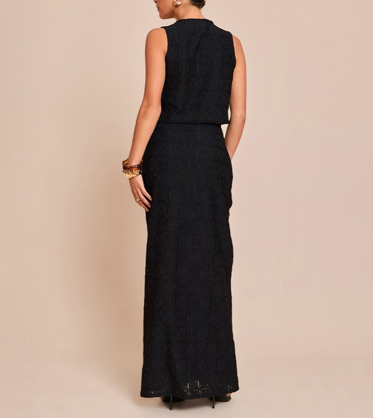 Petite Patterned Maxi Skirt