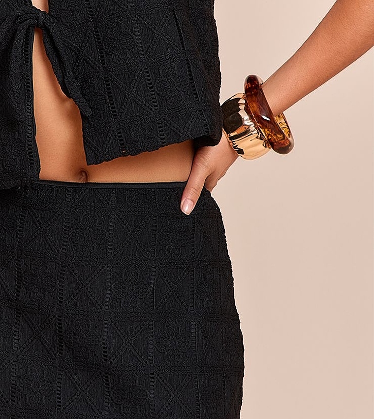 Petite Patterned Maxi Skirt