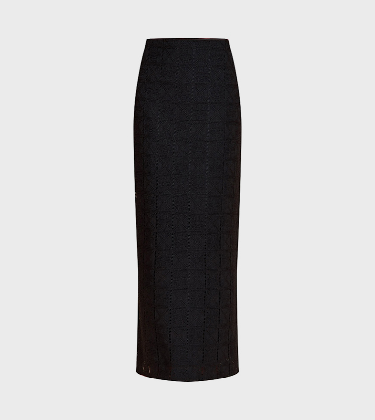 Petite Patterned Maxi Skirt