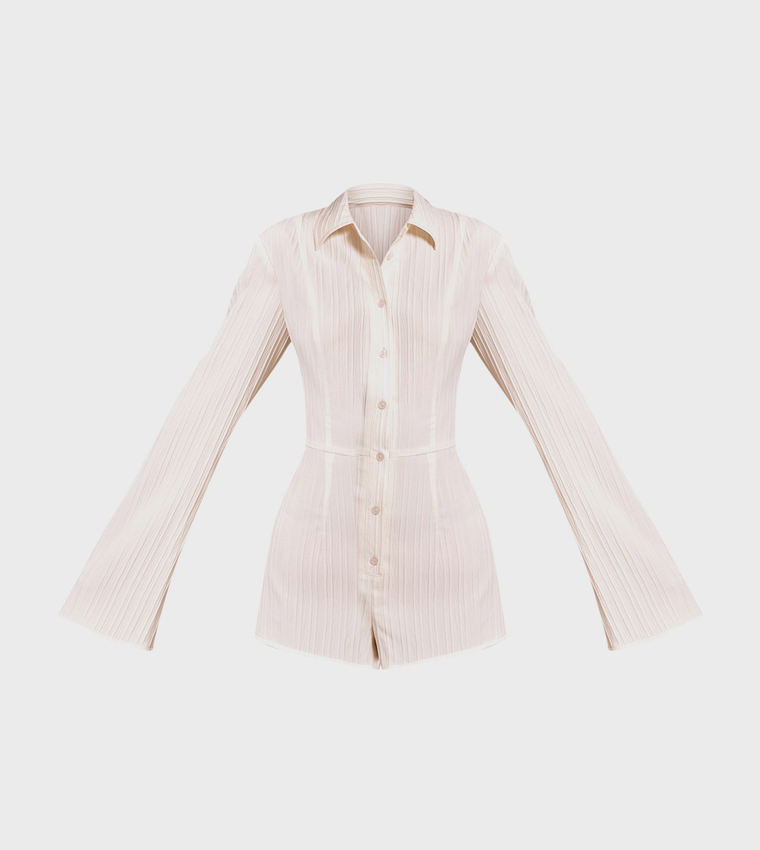 بريتي ليتل ثينغ  بلاي سوت  - كريمي  Playsuits