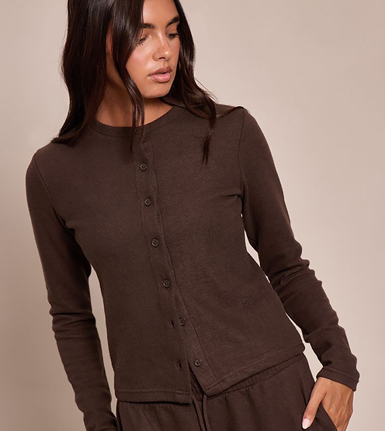 بريتي ليتل ثينغ  توبات كاجوال  - بني  Casual Tops