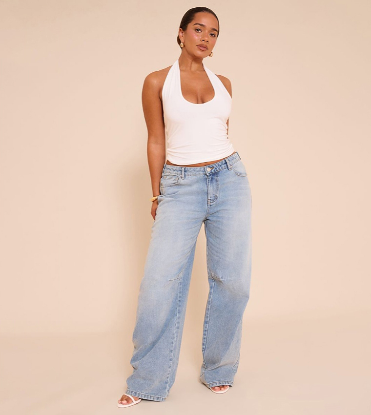 Shape Slinky Halterneck Top