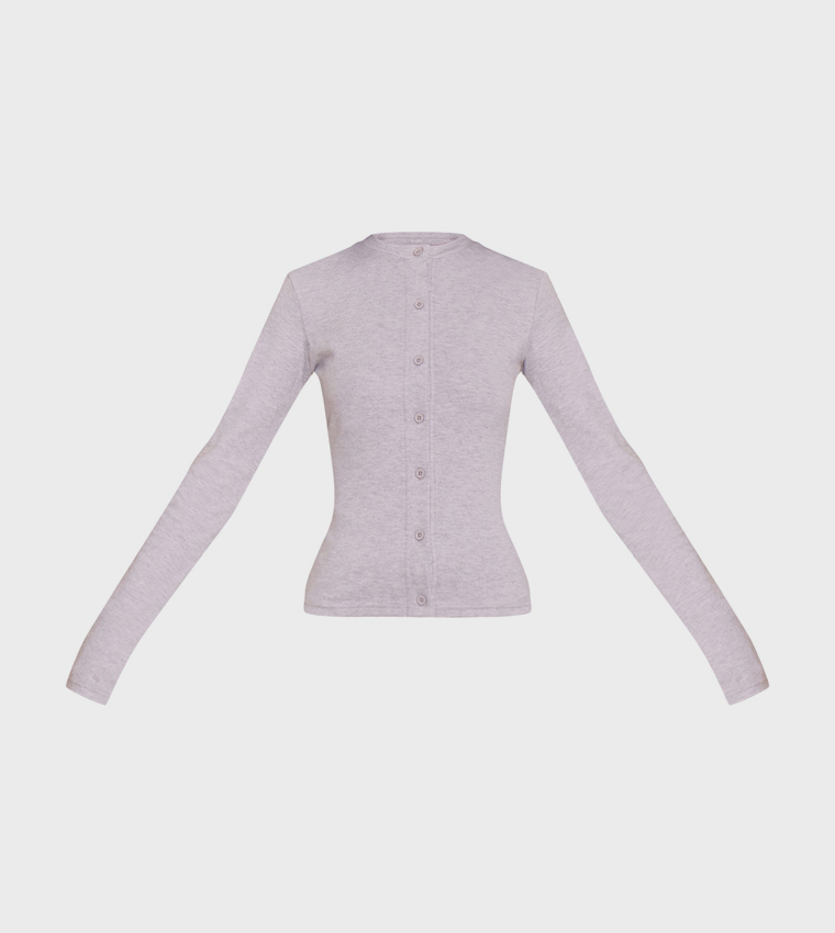 بريتي ليتل ثينغ  توبات كاجوال  - LIGHT GREY Casual Tops