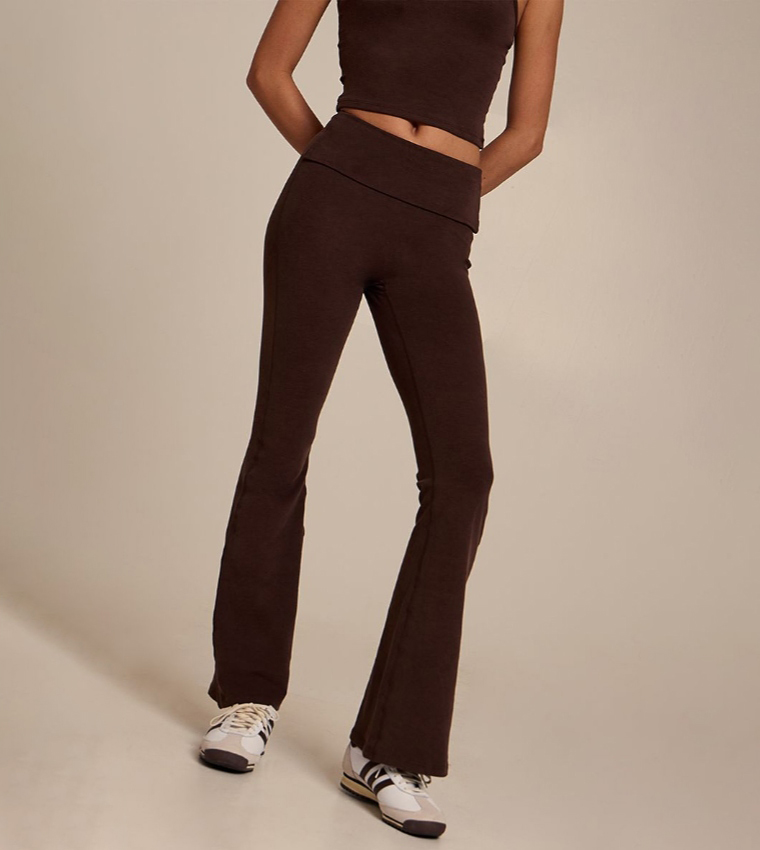 PrettyLittleThing  leggings - Dark Brown leggings