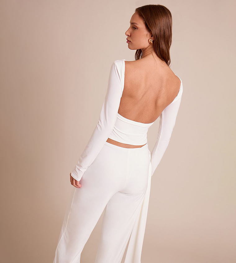 بريتي ليتل ثينغ  توبات قصيرة - كريمي  Cropped Tops