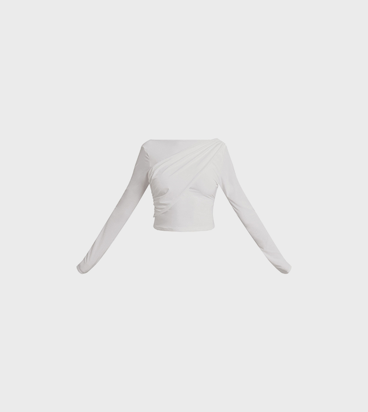 بريتي ليتل ثينغ  توبات قصيرة - كريمي  Cropped Tops