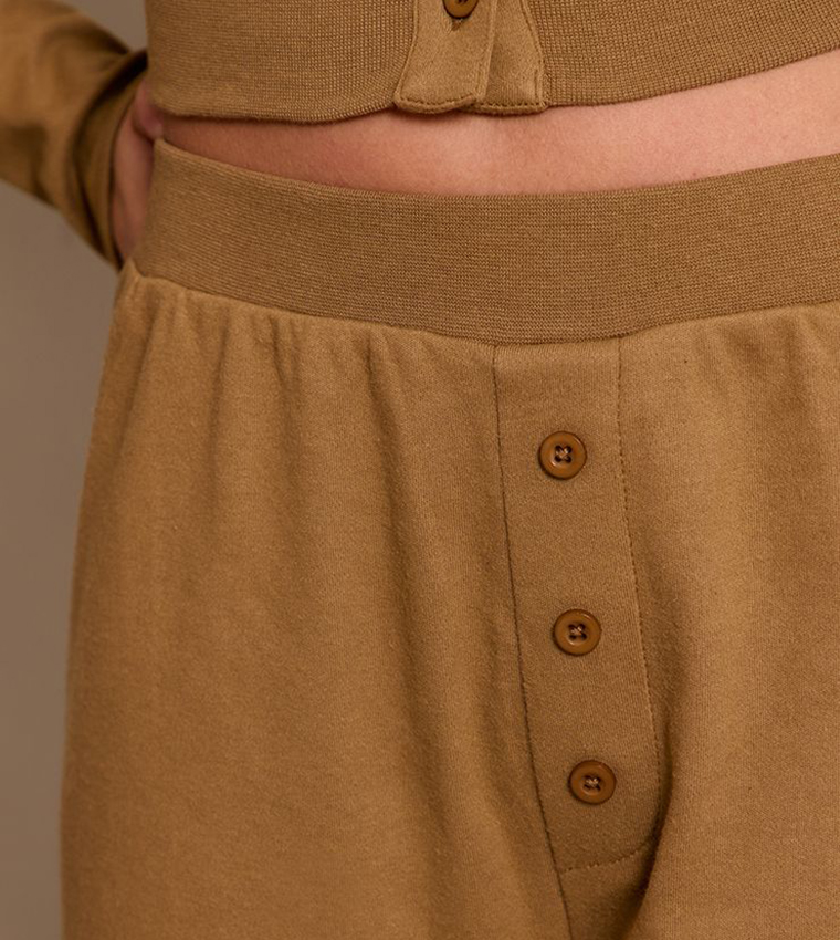 Solid Super Soft Wide Leg Trousers