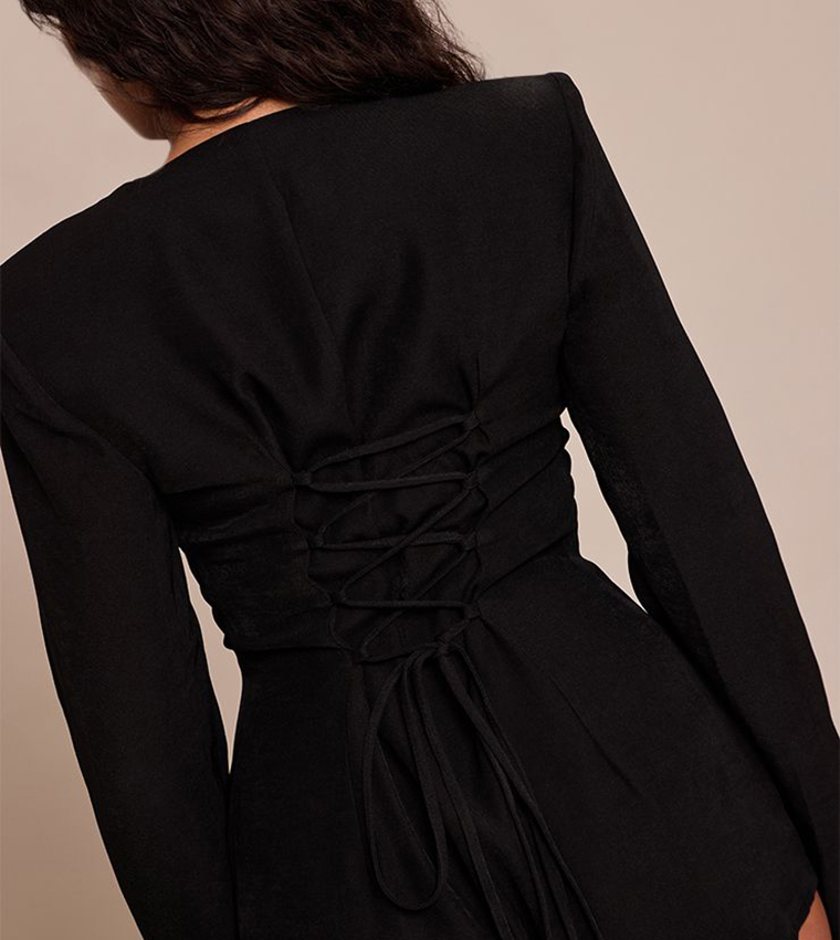 Shape Padded Shoulder Playsuit