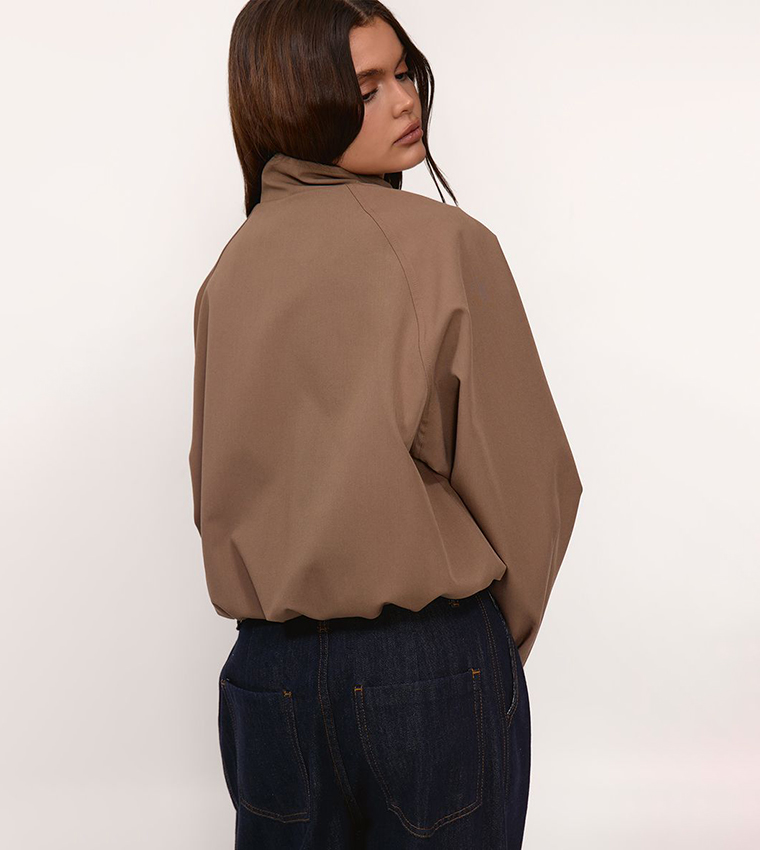 PrettyLittleThing  Casual Jackets - Brown Casual Jackets