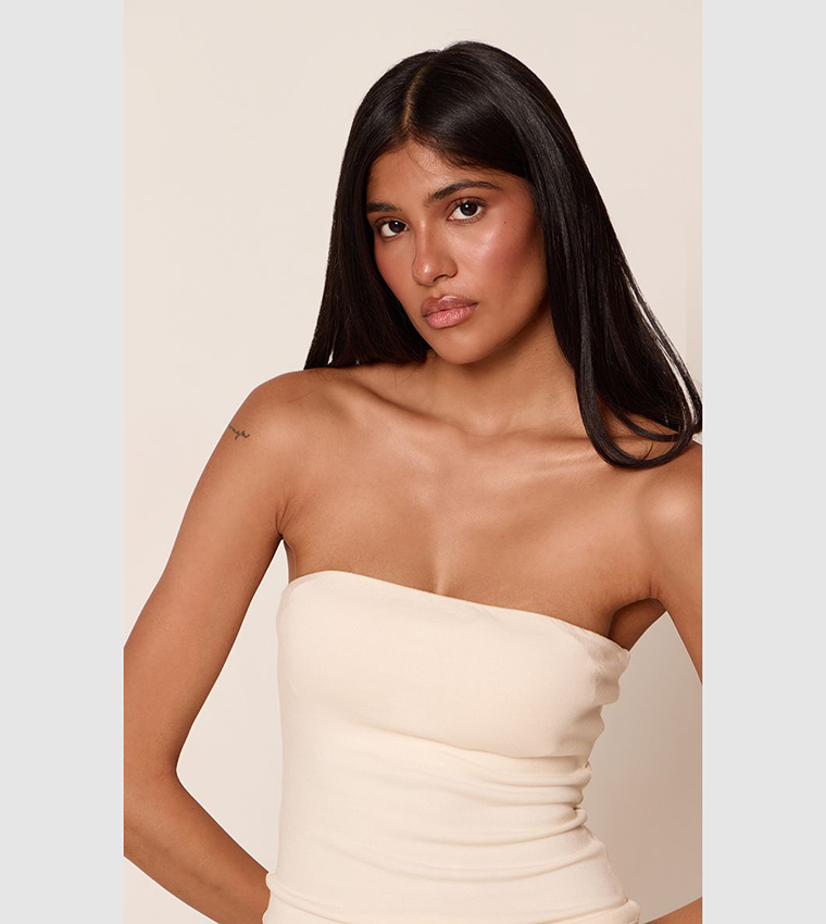 PrettyLittleThing  Cropped Tops - Cream Cropped Tops