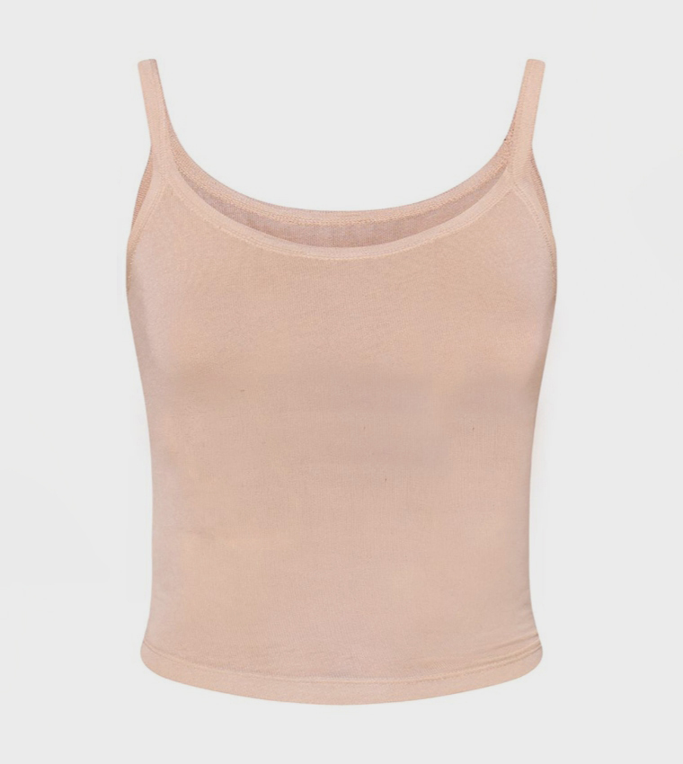 بريتي ليتل ثينغ  توبات بلا أكمام  - بيج Sleeveless Tops