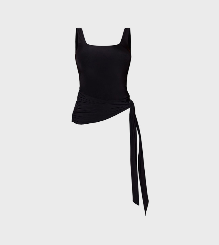 PrettyLittleThing  Sleeveless Tops - BLACK Sleeveless Tops