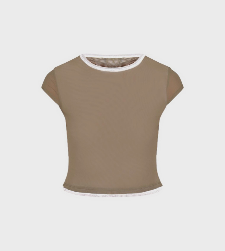 Contrast Double Layer Mesh Top