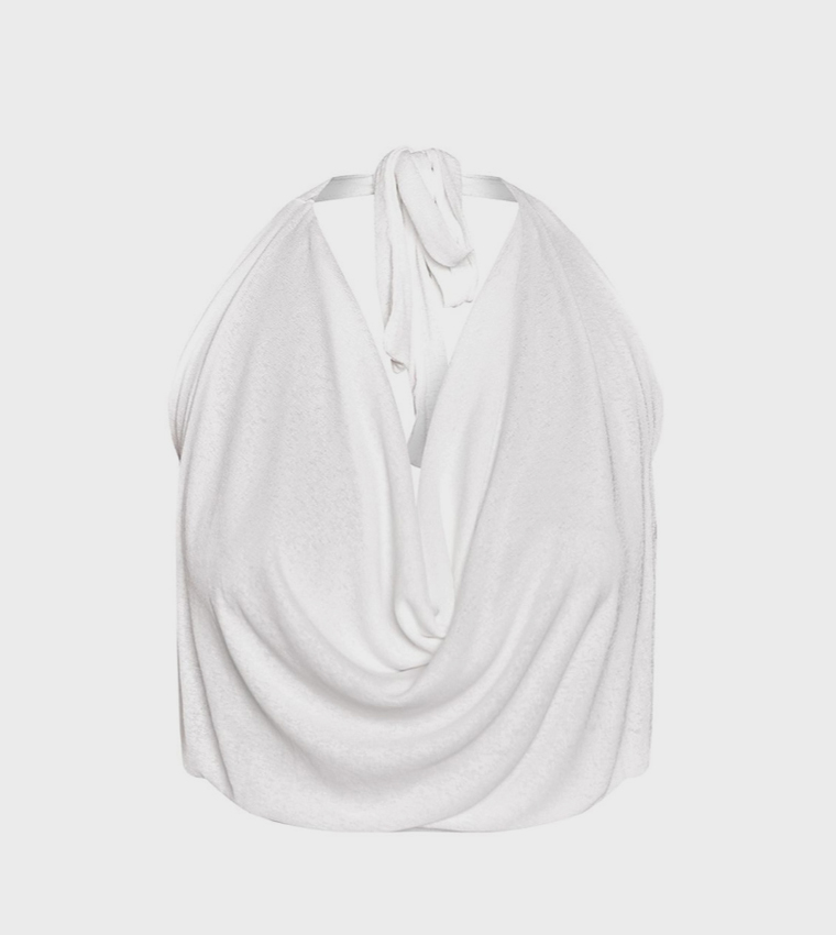 PrettyLittleThing  Sleeveless Tops - White Sleeveless Tops