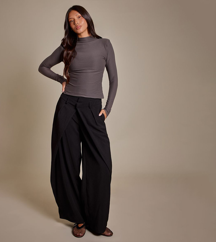 بريتي ليتل ثينغ  توبات كاجوال  - رمادي Casual Tops