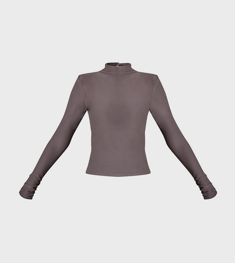 بريتي ليتل ثينغ  توبات كاجوال  - رمادي Casual Tops