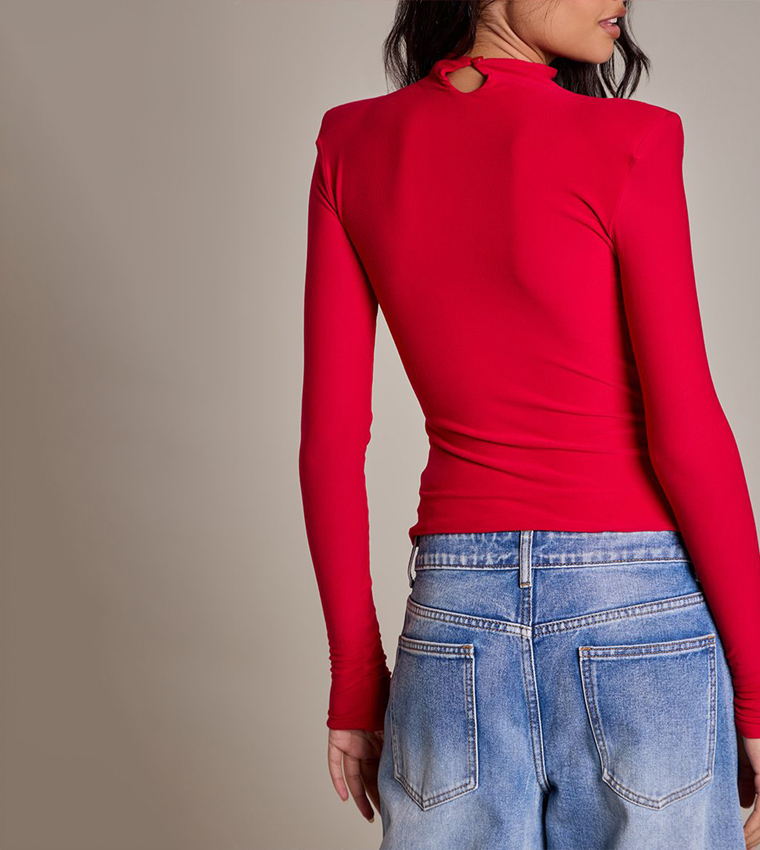 PrettyLittleThing  Casual Tops - Red Casual Tops
