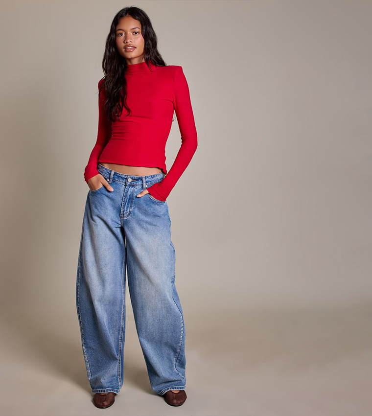 PrettyLittleThing  Casual Tops - Red Casual Tops