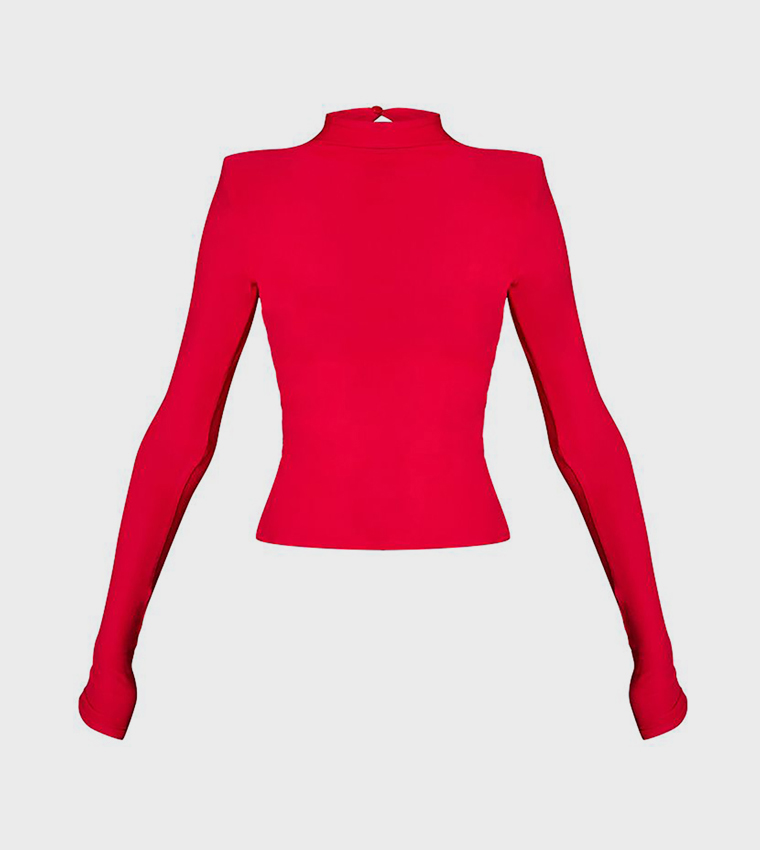 PrettyLittleThing  Casual Tops - Red Casual Tops