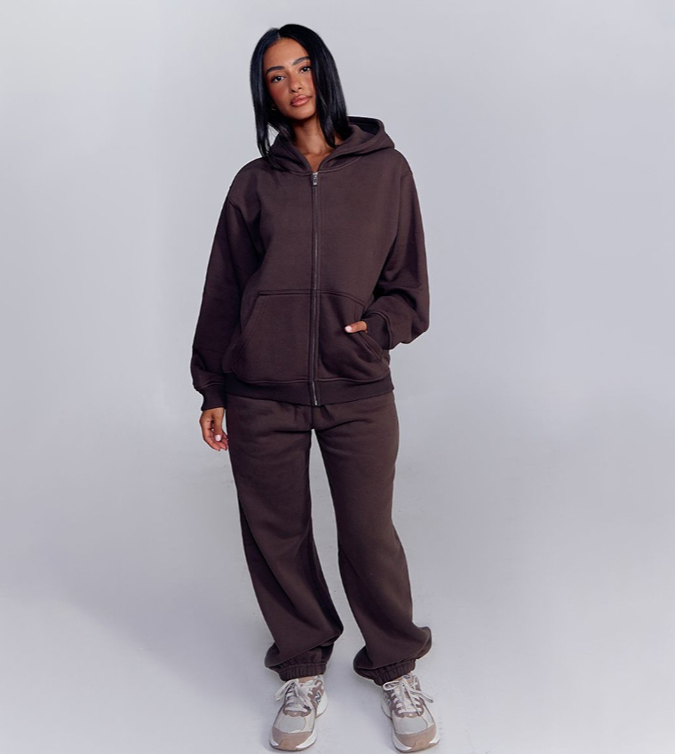 Petite Zip-Through Hooded Jacket